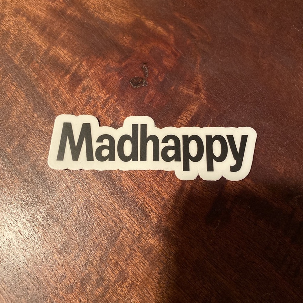 Madhappy Unisex Log Off Heavy Tee Antique White - Picture 4 of 5